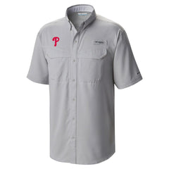 MLB Philadelphia Phillies Columbia Omni-Wick Low Drag Offshore Button-Up Shirt