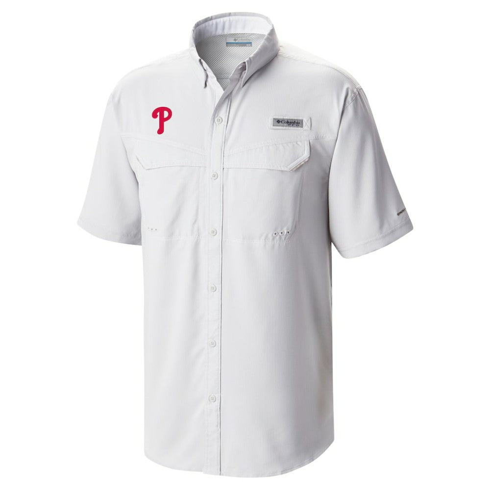 MLB Philadelphia Phillies Columbia Omni-Wick Low Drag Offshore Button-Up Shirt