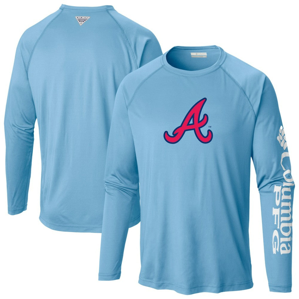 MLB Atlanta Braves Columbia Terminal Tackle Long Sleeve T-Shirt