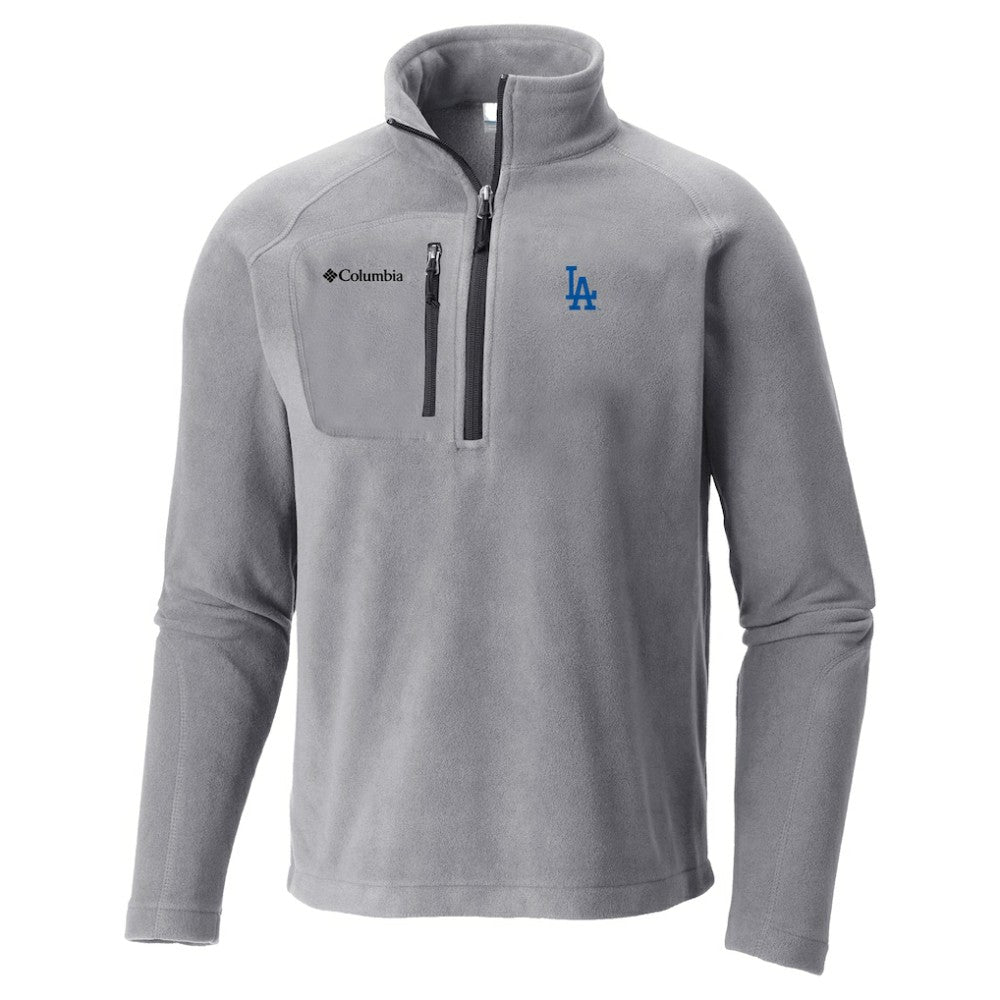 MLB Los Angeles Dodgers Columbia Fast Trek III Half-Zip Fleece Pullover