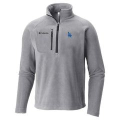 MLB Los Angeles Dodgers Columbia Fast Trek III Half-Zip Fleece Pullover