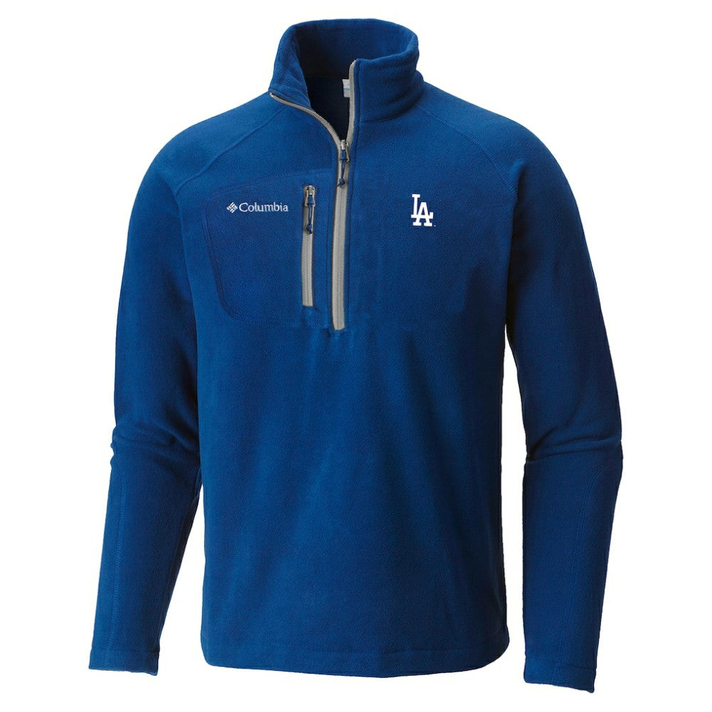 MLB Los Angeles Dodgers Columbia Fast Trek III Half-Zip Fleece Pullover
