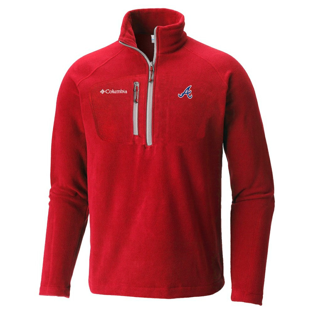 MLB Atlanta Braves Columbia Fast Trek III Half-Zip Fleece Pullover