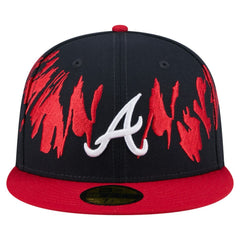 MLB Atlanta Braves New Era Retro Pattern 59FIFTY Fitted Hat