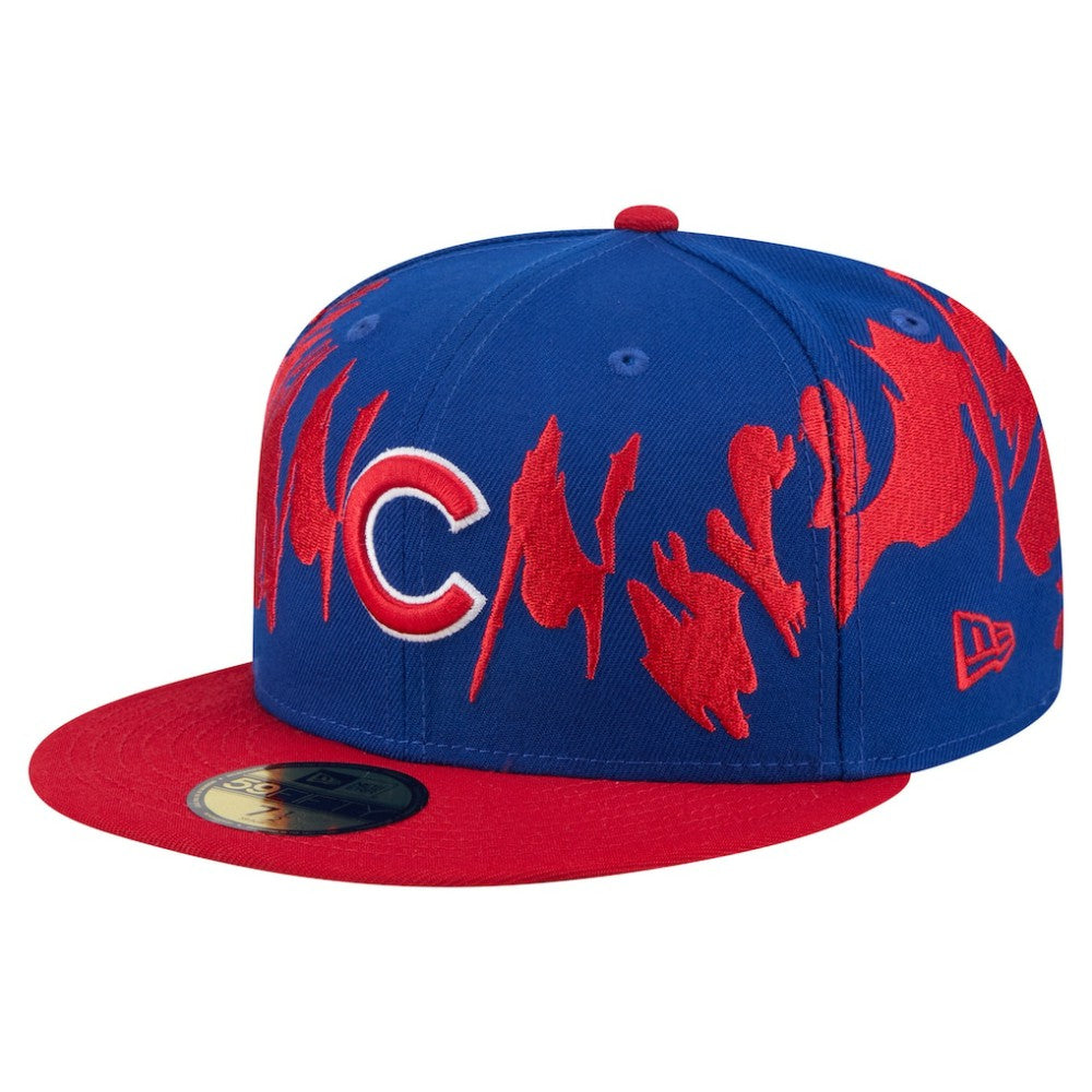 MLB Chicago Cubs New Era Retro Pattern 59FIFTY Fitted Hat