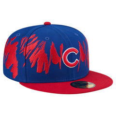 MLB Chicago Cubs New Era Retro Pattern 59FIFTY Fitted Hat