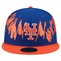 MLB New York Mets New Era Retro Pattern 59FIFTY Fitted Hat