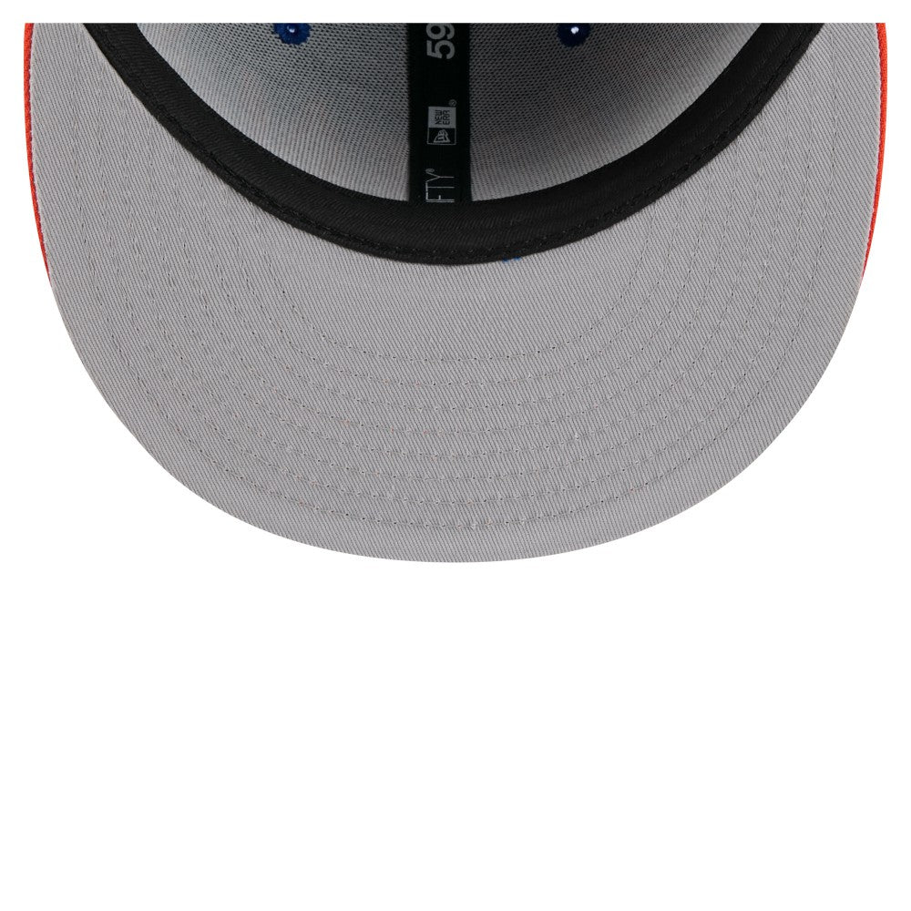 MLB New York Mets New Era Retro Pattern 59FIFTY Fitted Hat