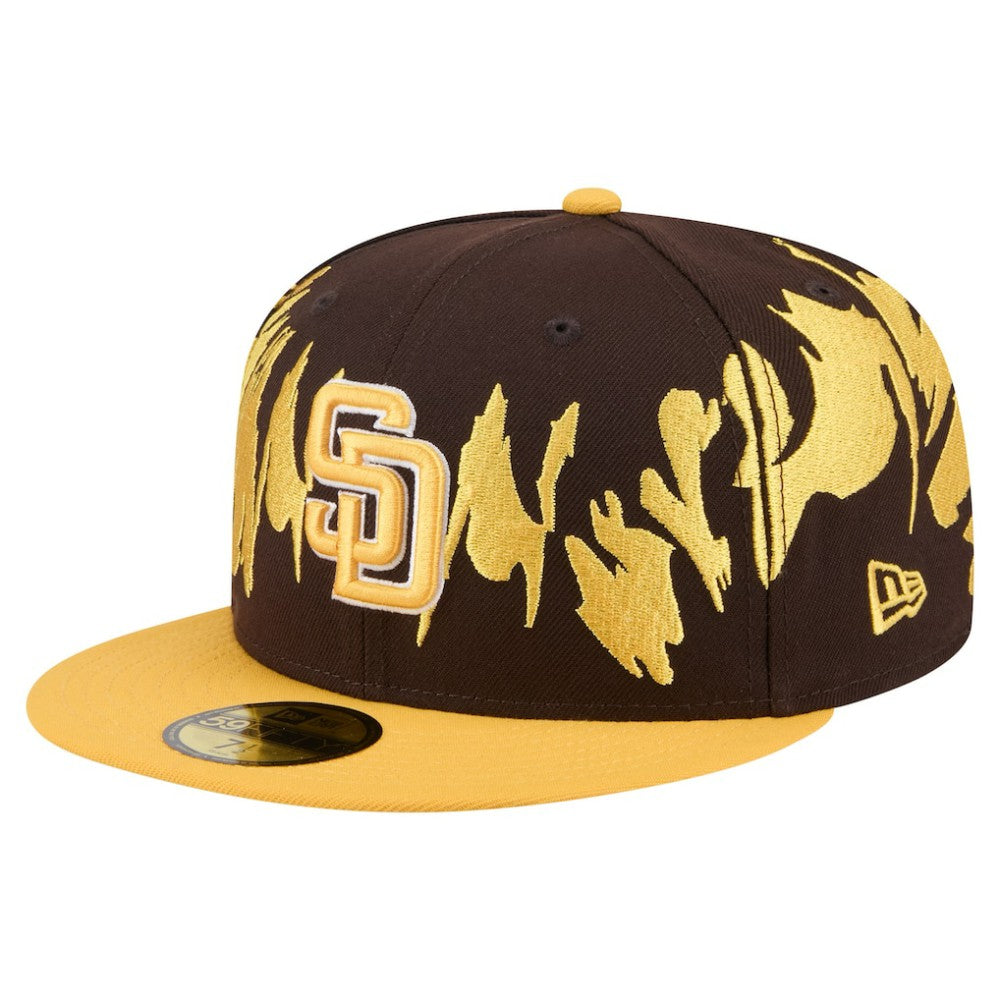 MLB San Diego Padres New Era Retro Pattern 59FIFTY Fitted Hat