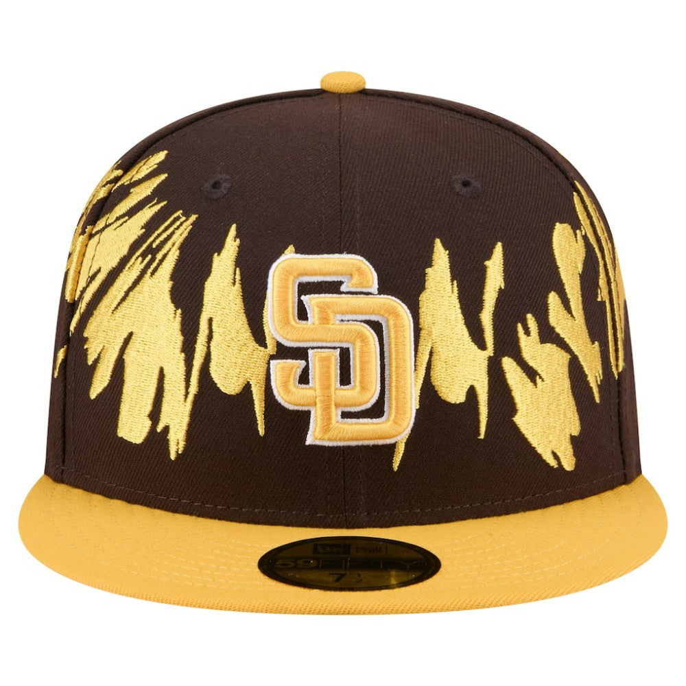 MLB San Diego Padres New Era Retro Pattern 59FIFTY Fitted Hat