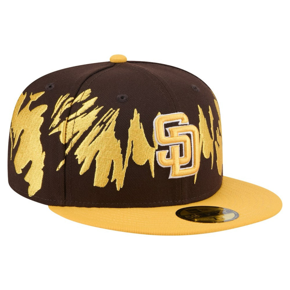 MLB San Diego Padres New Era Retro Pattern 59FIFTY Fitted Hat
