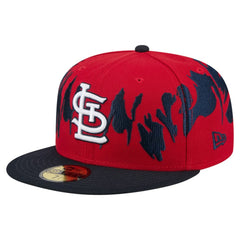 MLB St. Louis Cardinals New Era Retro Pattern 59FIFTY Fitted Hat