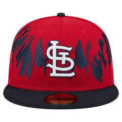 MLB St. Louis Cardinals New Era Retro Pattern 59FIFTY Fitted Hat