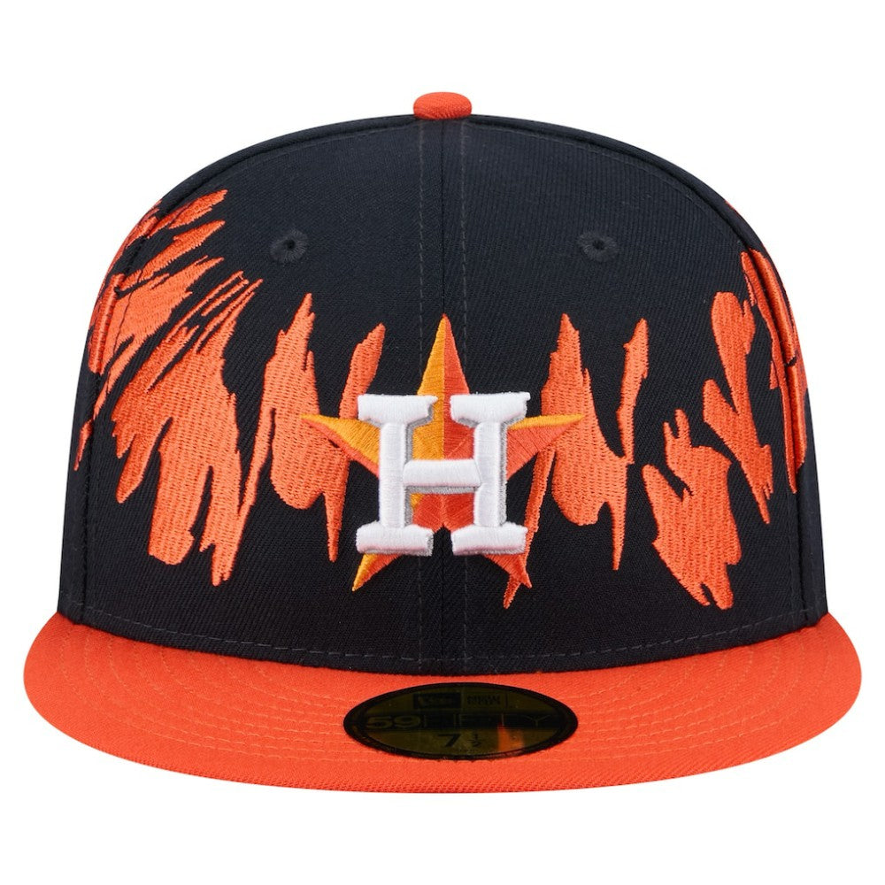 MLB Houston Astros New Era Retro Pattern 59FIFTY Fitted Hat