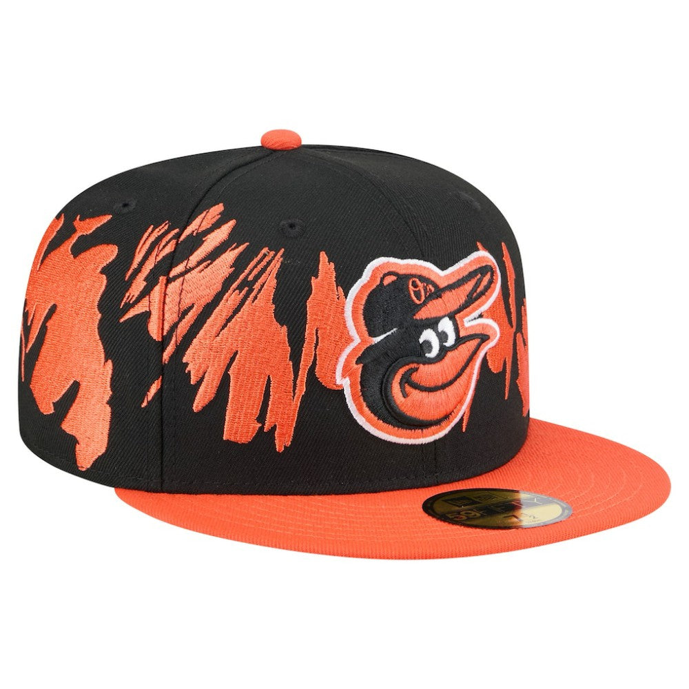 MLB Baltimore Orioles New Era Retro Pattern 59FIFTY Fitted Hat