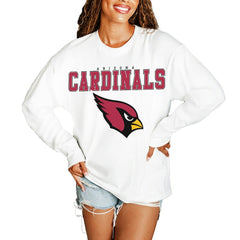 Gameday Couture Women's Big Goals Oversized Long Sleeve T-Shirt - Arizona Cardinals