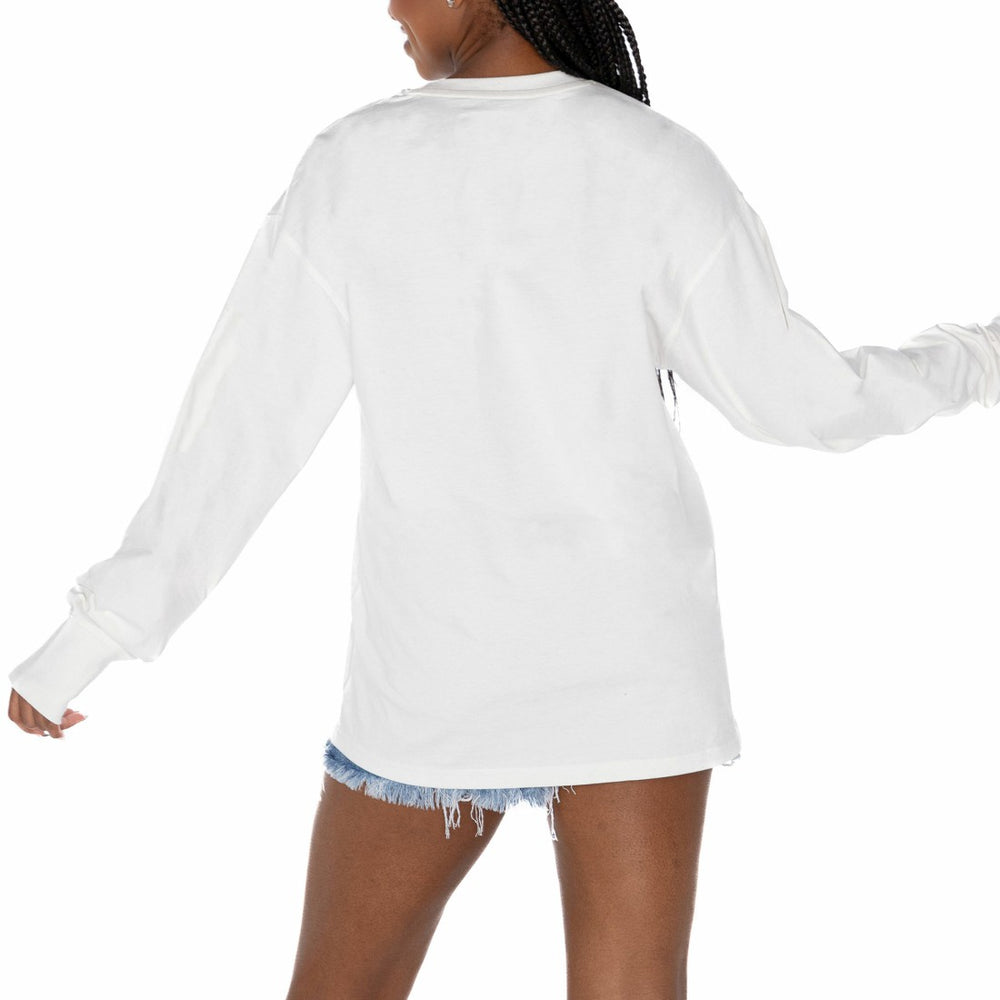Gameday Couture Women's Time Out Oversized Long Sleeve T-Shirt - Green Bay Packers