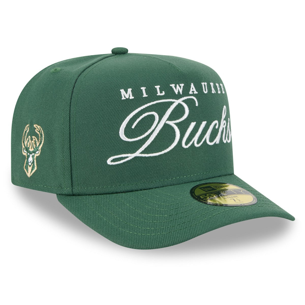 NBA Milwaukee Bucks 2025 NBA Draft A-Frame 59FIFTY Fitted Hat
