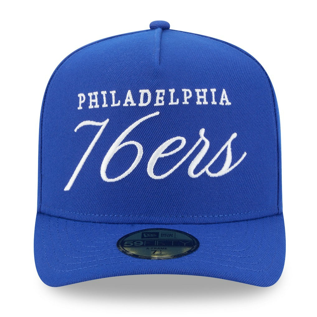 NBA Philadelphia 76ers 2025 NBA Draft A-Frame 59FIFTY Fitted Hat