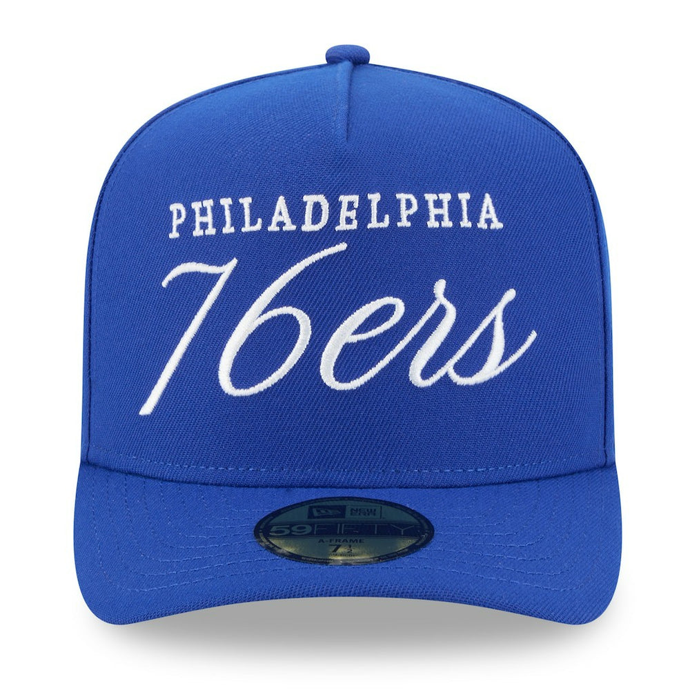 NBA Philadelphia 76ers 2025 NBA Draft A-Frame 59FIFTY Fitted Hat