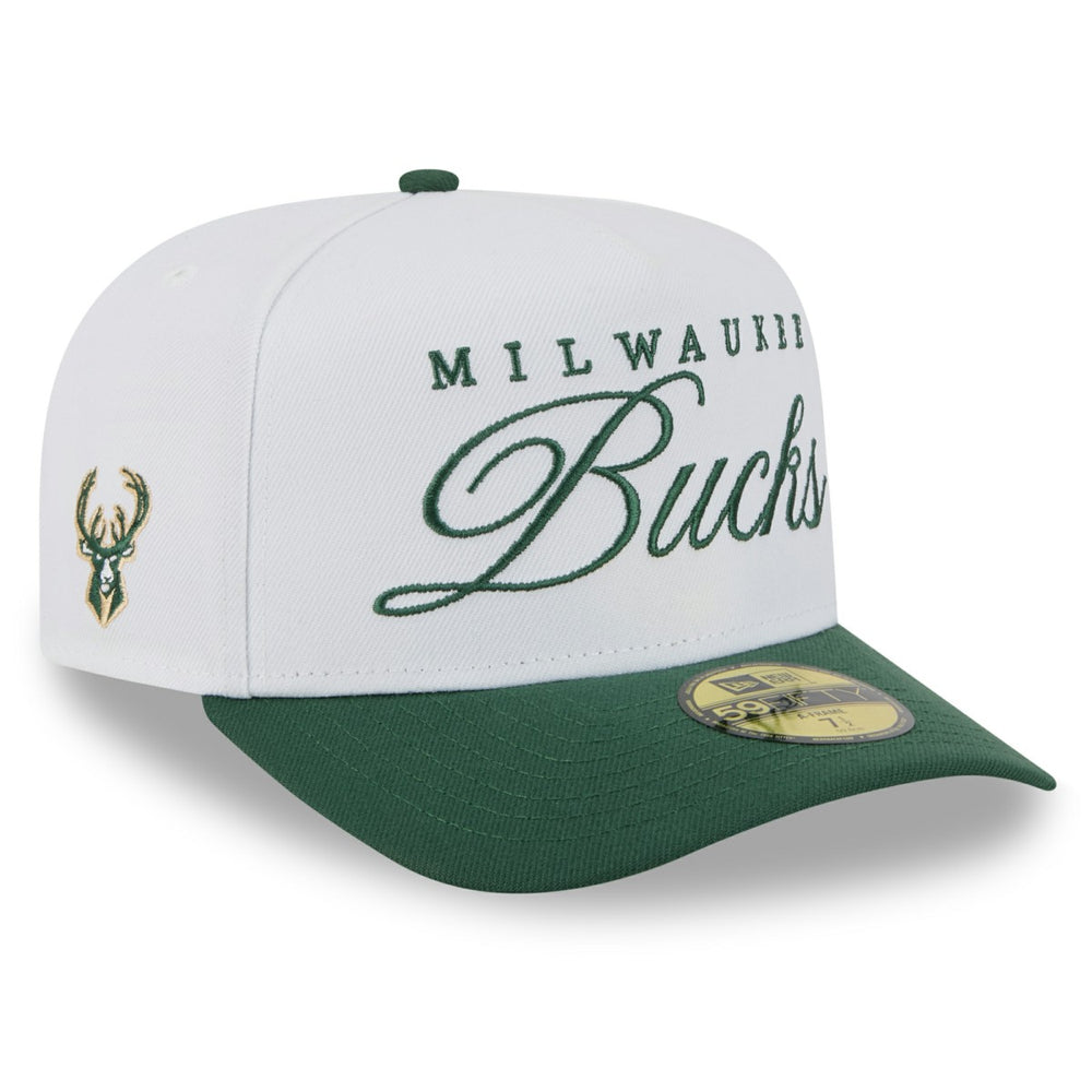 NBA Milwaukee Bucks 2025 NBA Draft A-Frame 59FIFTY Fitted Hat