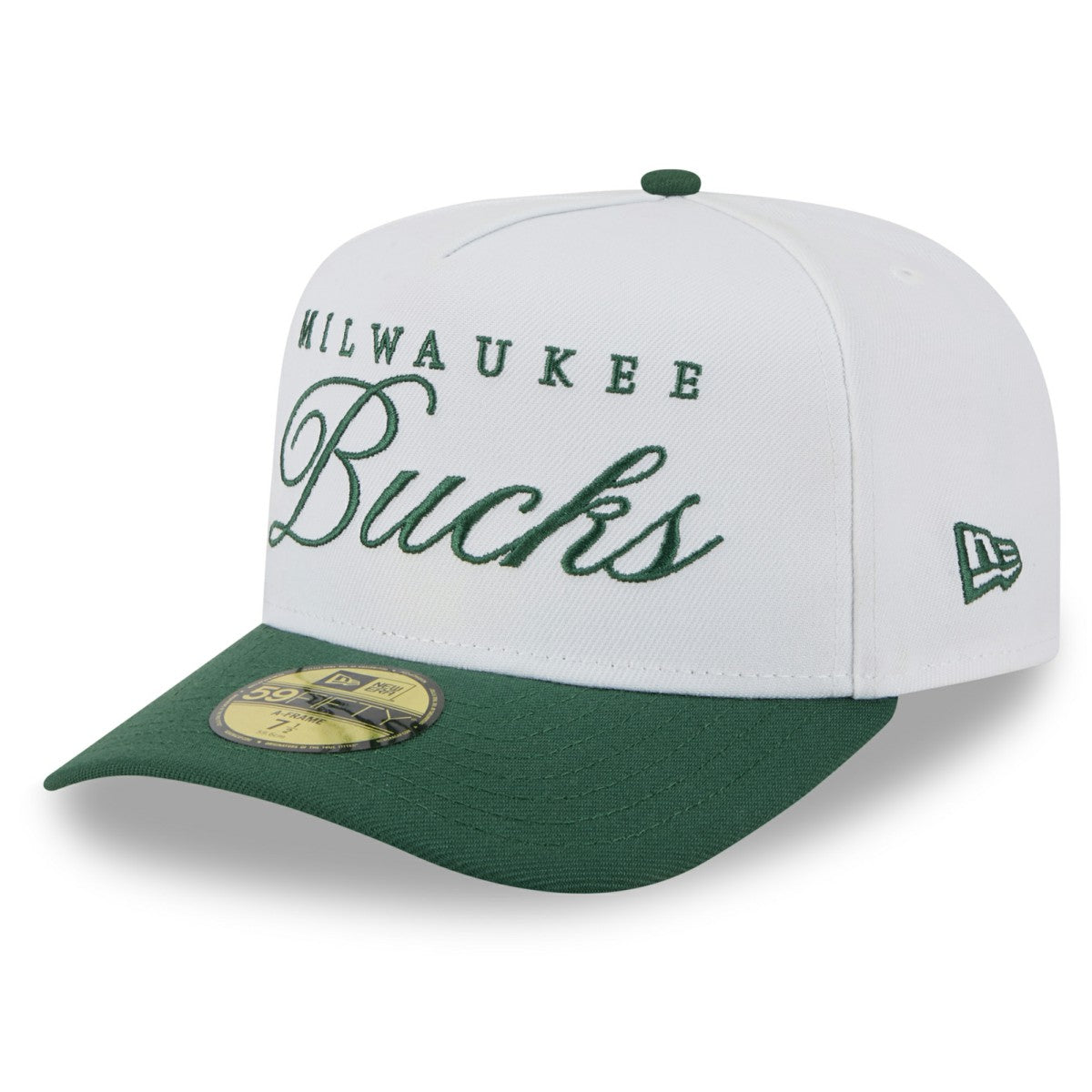 NBA Milwaukee Bucks 2025 NBA Draft A-Frame 59FIFTY Fitted Hat