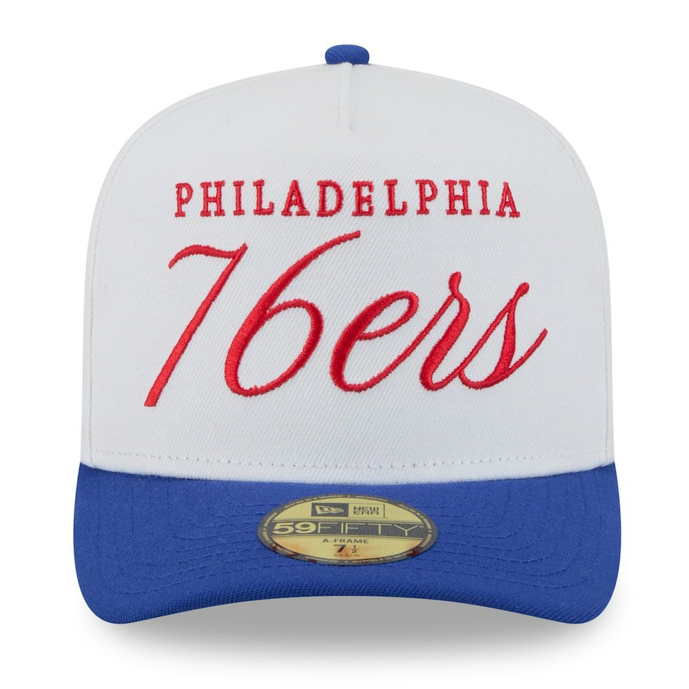 NBA Philadelphia 76ers 2025 NBA Draft A-Frame 59FIFTY Fitted Hat