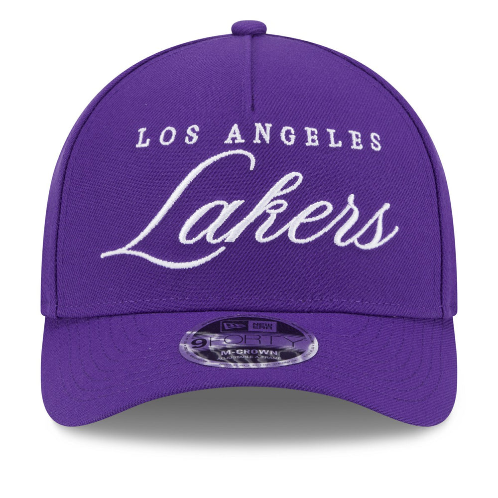 NBA Los Angeles Lakers 2025 NBA Draft M-Crown A-Frame 9FORTY Adjustable Hat