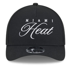 NBA Miami Heat 2025 NBA Draft M-Crown A-Frame 9FORTY Adjustable Hat