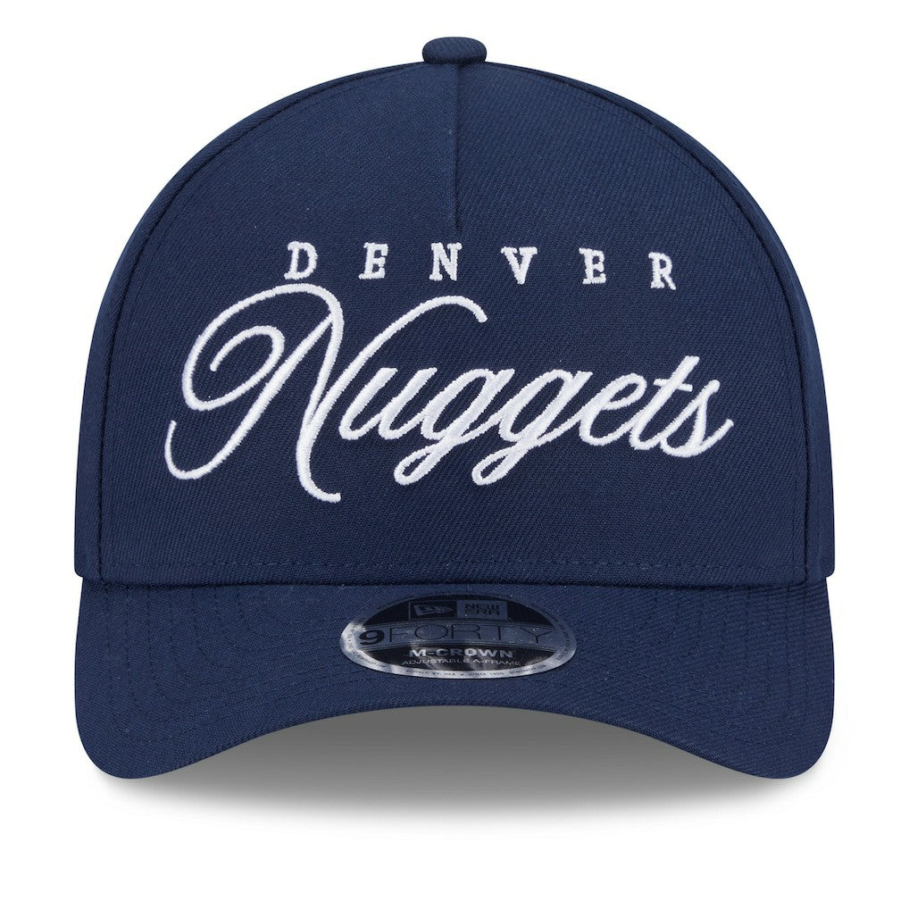NBA Denver Nuggets 2025 NBA Draft M-Crown A-Frame 9FORTY Adjustable Hat sale
