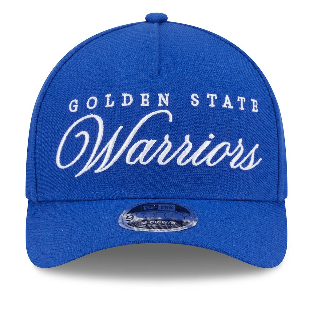 NBA Golden State Warriors 2025 NBA Draft M-Crown A-Frame 9FORTY Adjustable Hat sale
