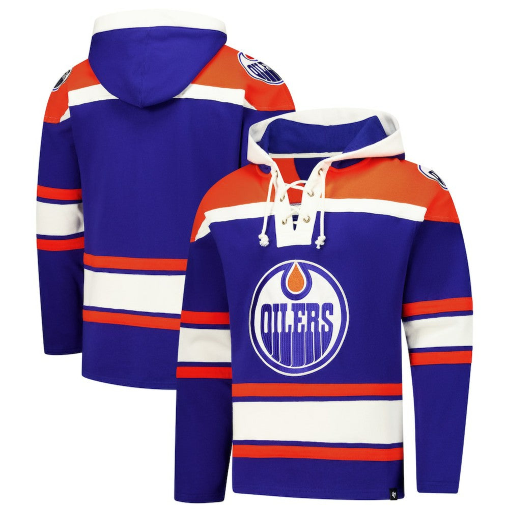 NHL Royal Edmonton Oilers '47 Superior Lacer Hoodie