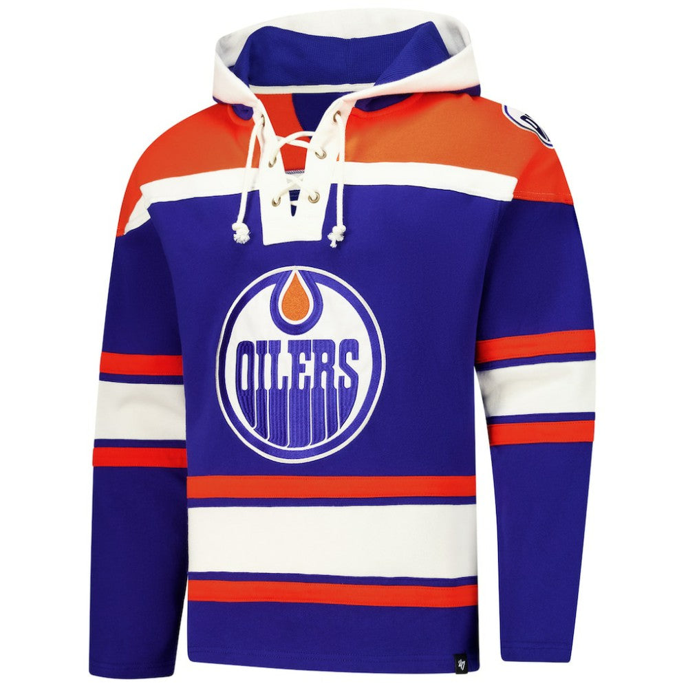 NHL Royal Edmonton Oilers '47 Superior Lacer Hoodie