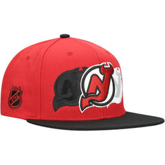 NHL Red New Jersey Devils Mitchell & Ness Soul Triple Up Snapback Hat