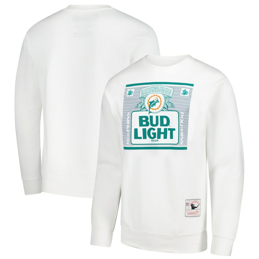 x Bud Light The Crest Pullover Sweatshirt - Miami Dolphins