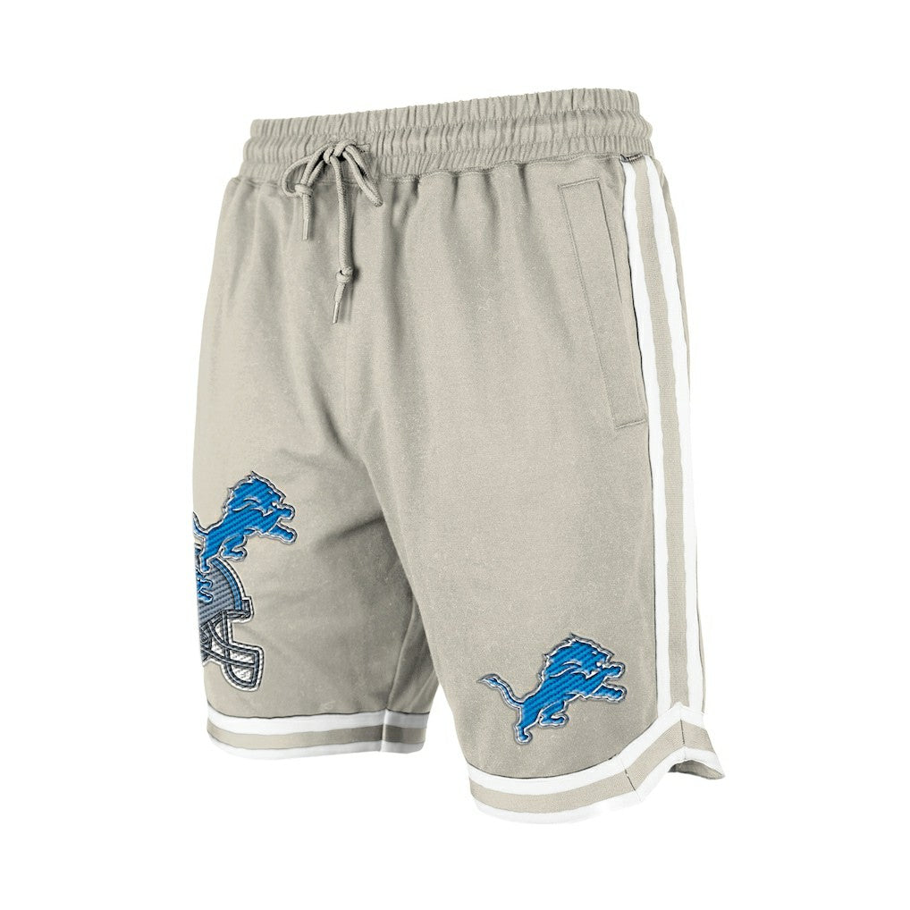 Stone Multi Patch Shorts - Detroit Lions