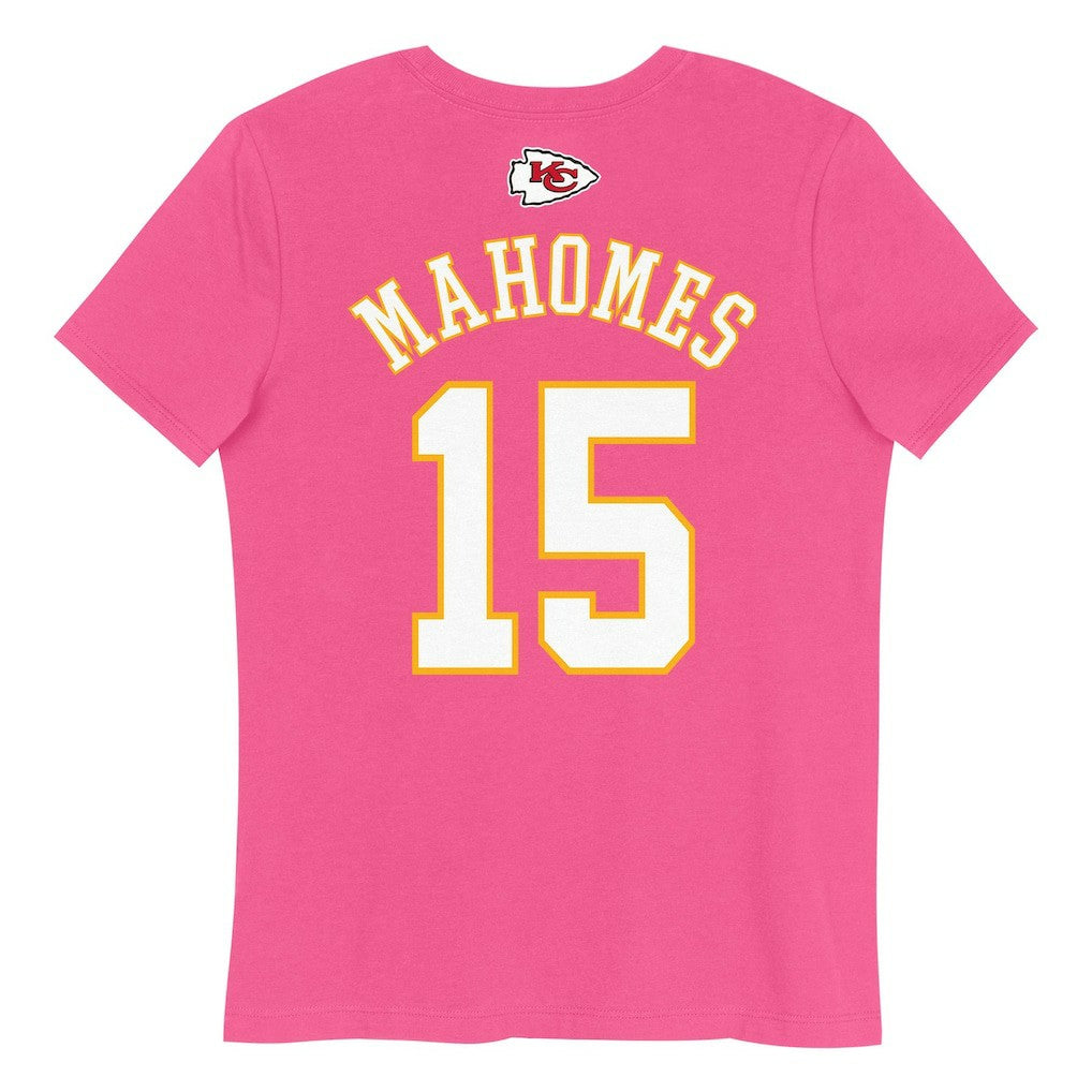 Patrick Mahomes  Girls Youth Player Name & Number T-Shirt - Kansas City Chiefs