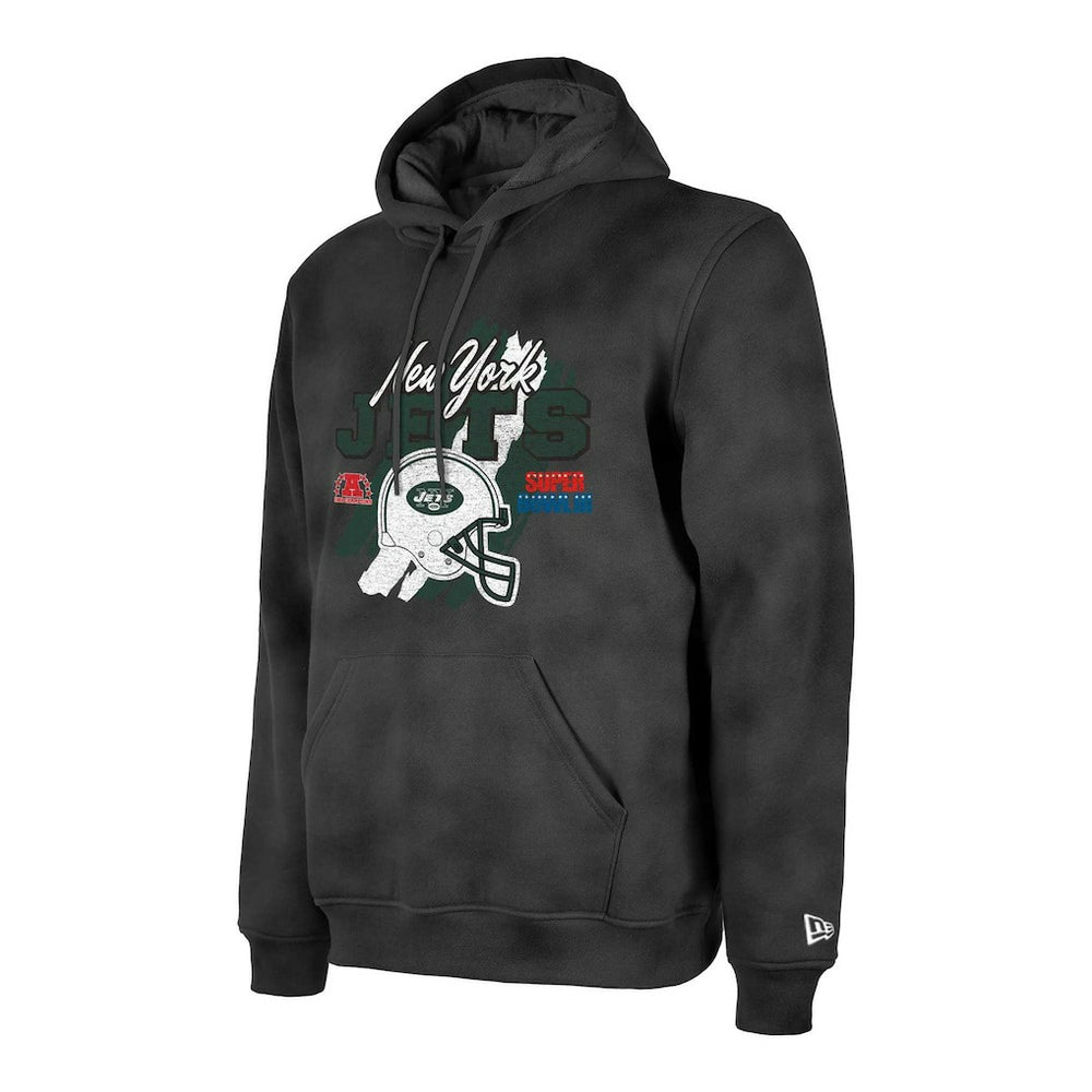 Identity Helmet Enzyme Washed Pullover Hoodie - New York Jets