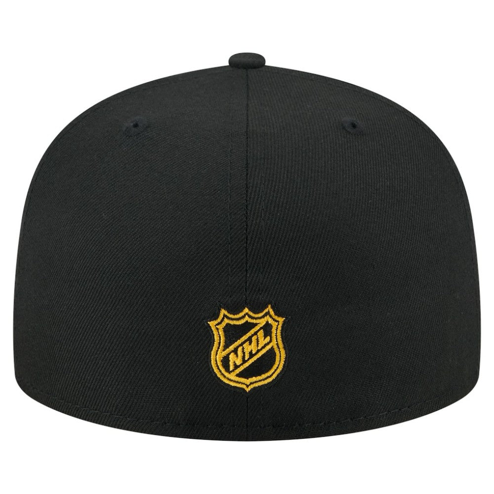 NHL Black Pittsburgh Penguins New Era State Stitch 59FIFTY Fitted Hat