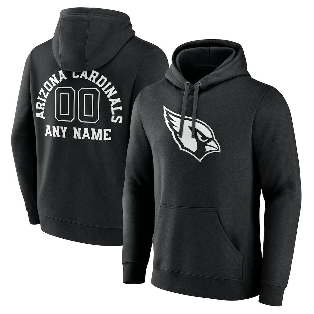 Personalized Name & Number Pullover Hoodie - Arizona Cardinals