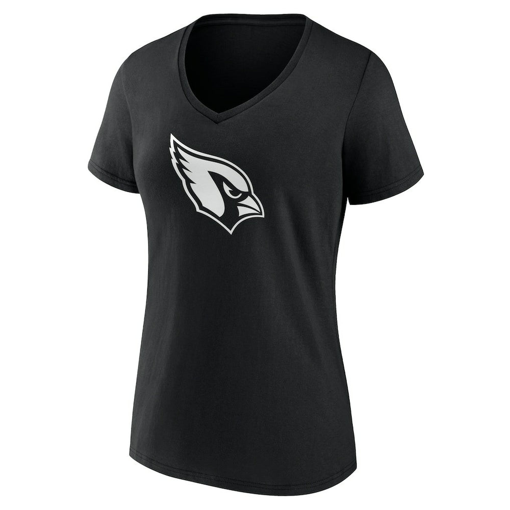 Women's Personalized Name & Number Monochrome V-Neck T-Shirt - Arizona Cardinals
