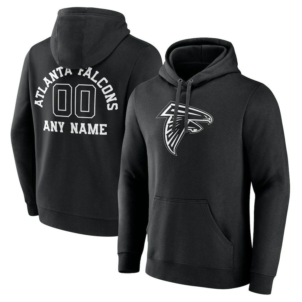 Personalized Name & Number Pullover Hoodie - Atlanta Falcons