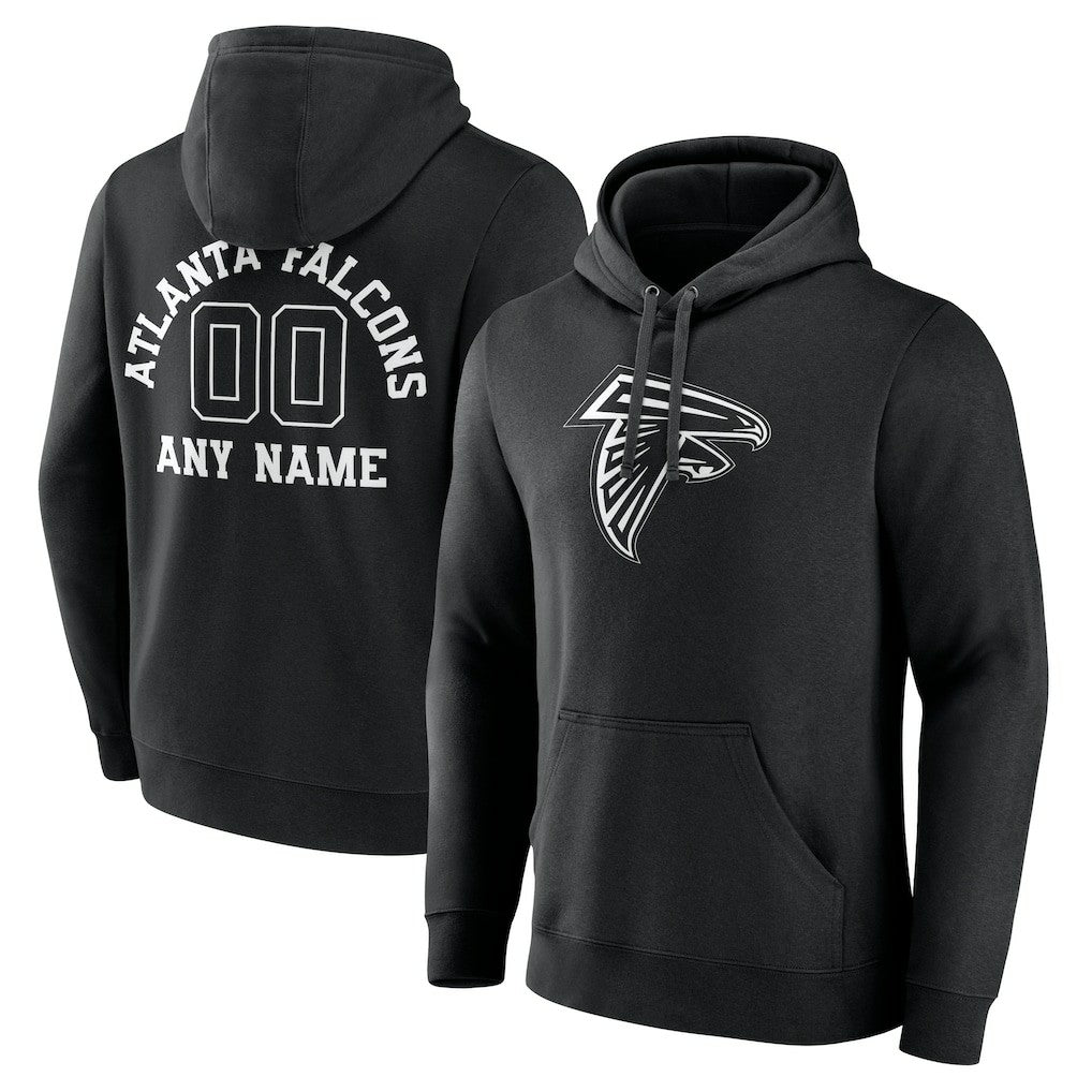 Personalized Name & Number Pullover Hoodie - Atlanta Falcons