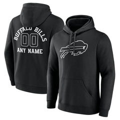Personalized Name & Number Pullover Hoodie - Buffalo Bills