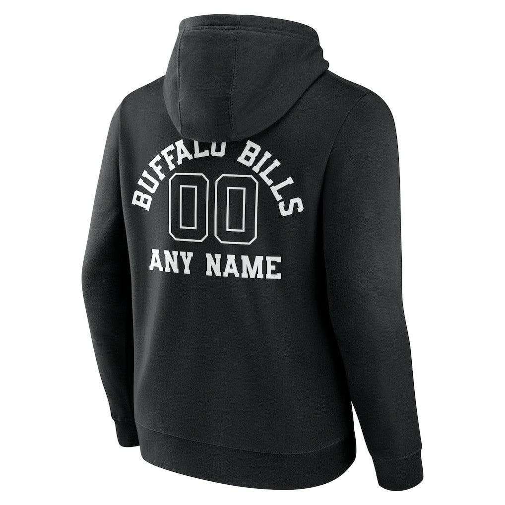 Personalized Name & Number Pullover Hoodie - Buffalo Bills