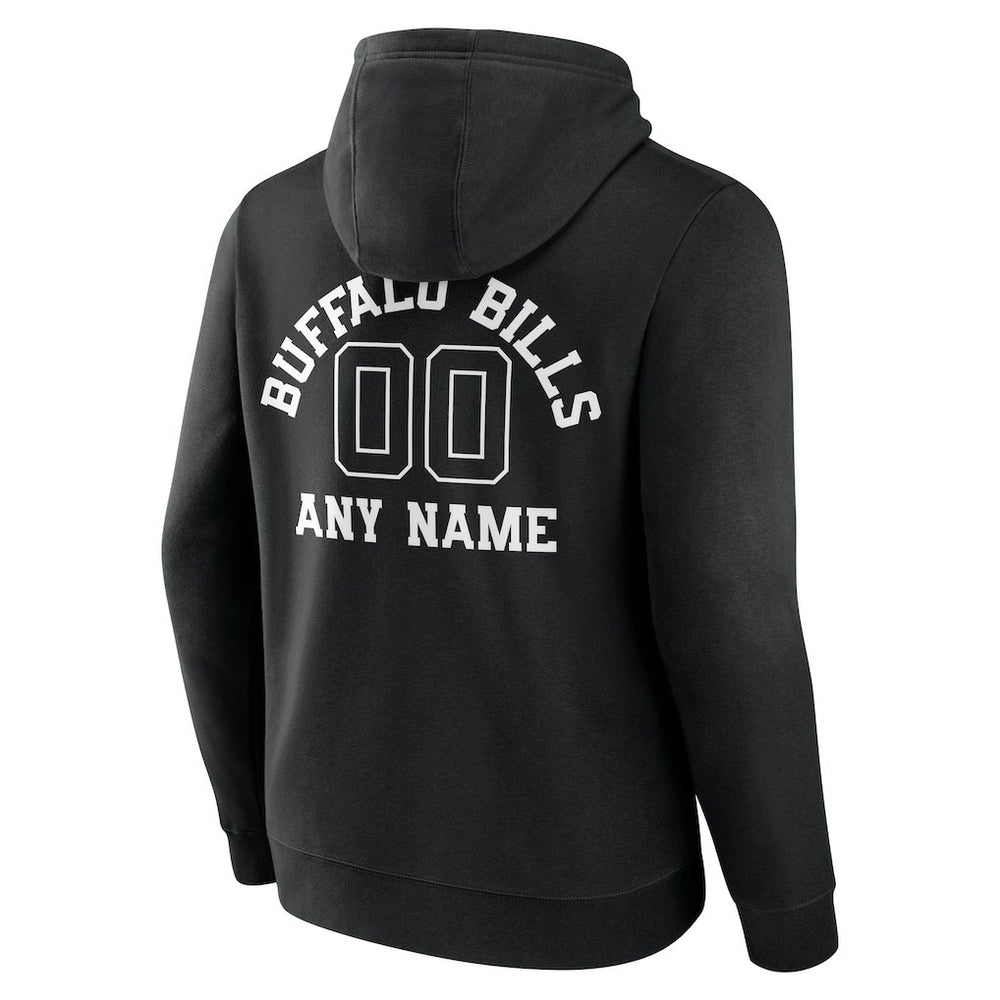 Personalized Name & Number Pullover Hoodie - Buffalo Bills