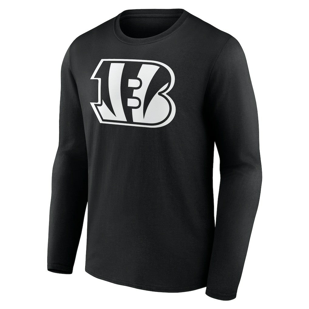 Personalized Name & Number Monochrome Long Sleeve T-Shirt - Cincinnati Bengals