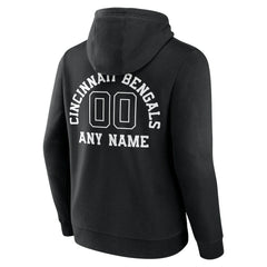 Personalized Name & Number Pullover Hoodie - Cincinnati Bengals