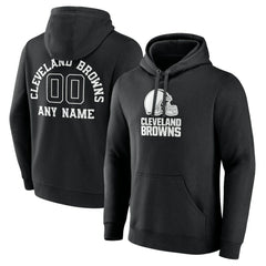 Personalized Name & Number Pullover Hoodie - Cleveland Browns