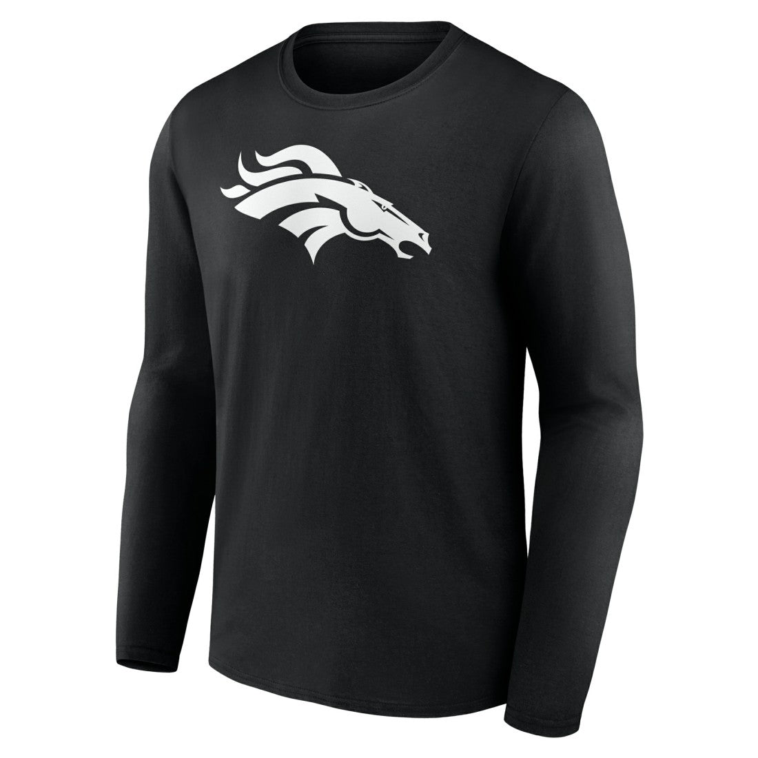 Personalized Name & Number Monochrome Long Sleeve T-Shirt - Denver Broncos